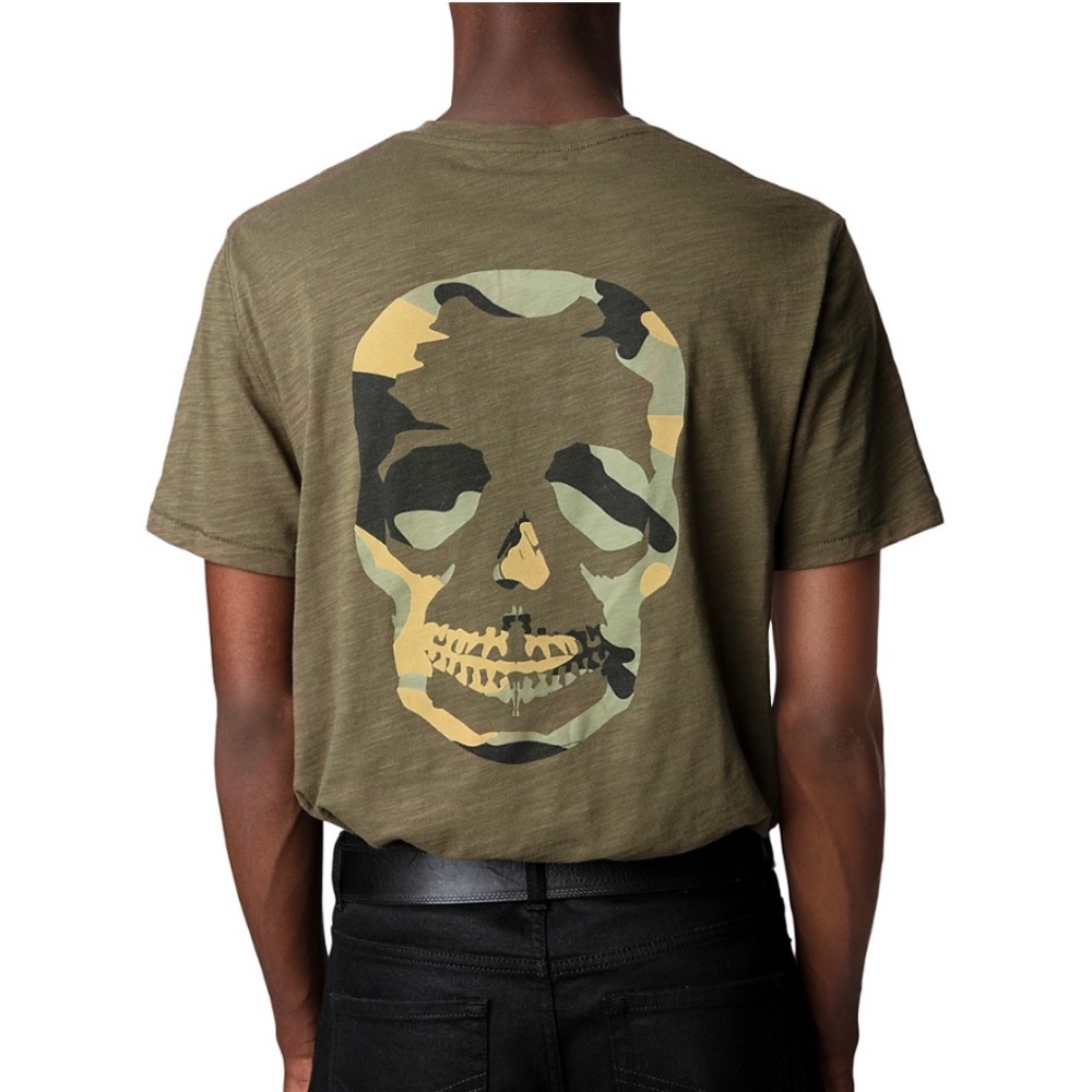 Zadig & Voltaire Stockholm flame TDM cotton graphic T-shirt size medium